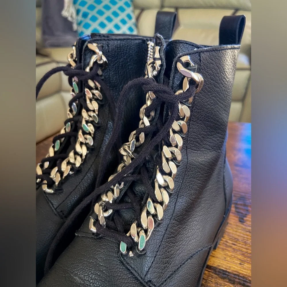Rebecca Minkoff Janyi Chain Boots, size 7.5 - Picture 11 of 13
